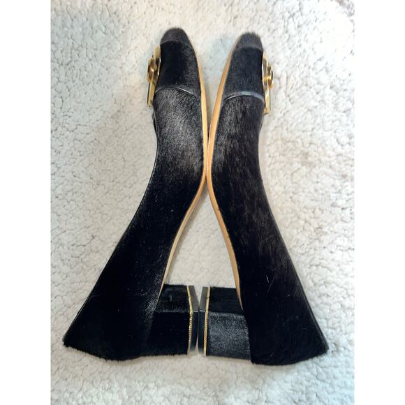 Salvatore Ferragamo Pony-Style Calfskin Heels - size 40/8 - H18 - Picture 7 of 12